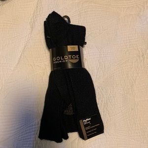 NWT Gold Toe Premier Fluffies Dress Socks (3 pack)
